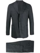 Caruso Two Piece Slim-fit Suit - Grey