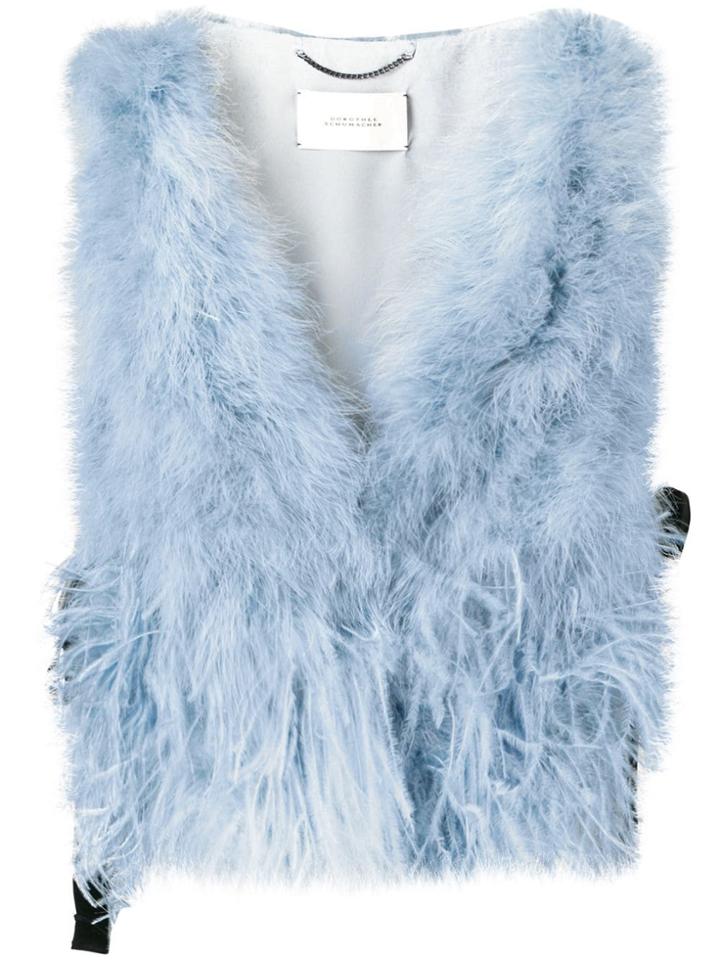 Dorothee Schumacher Feather Vest - Blue