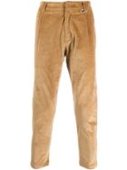 Low Brand Cropped Corduroy Trousers - Brown