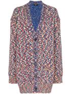 Calvin Klein 205w39nyc Oversized V Neck Knitted Cardigan - Multicolour
