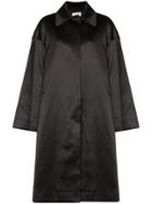 We11done Single Breasted Trench Coat - Black