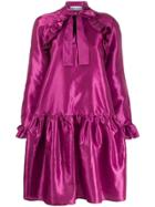 Sofie Sol Studio Taffeta Babydoll Dress - Pink