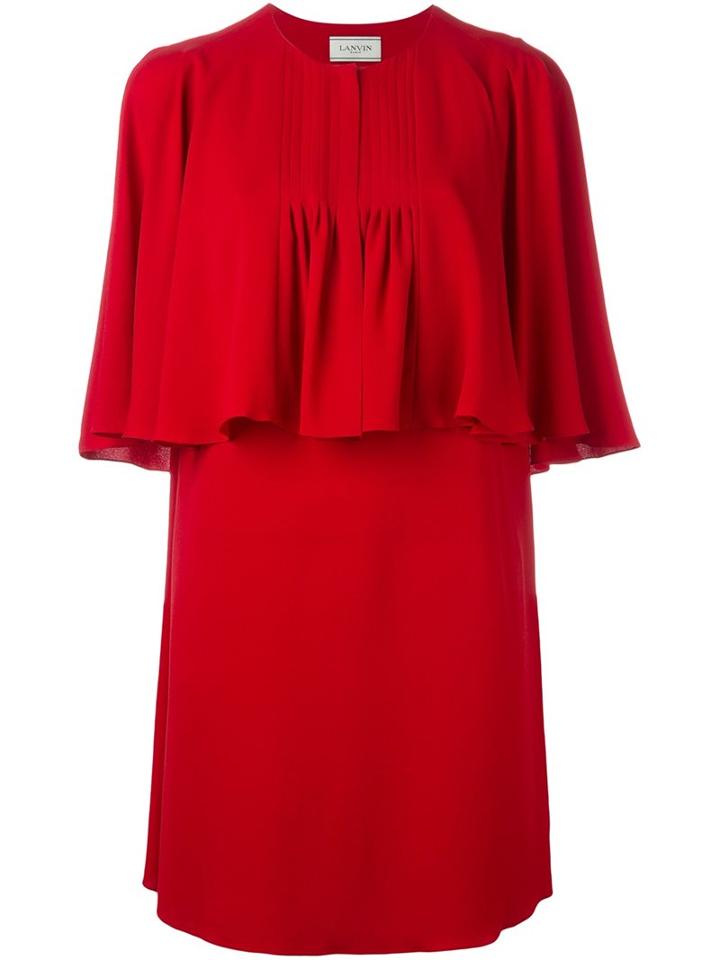 Lanvin Draped Ruffle Top