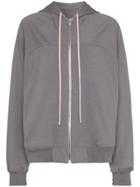 Rick Owens Zip-up Hoodie - Grey
