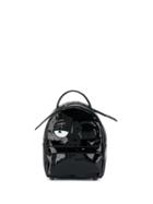 Chiara Ferragni Mini Vinyl Backpack - Black