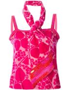 Chanel Vintage Scarf Detail Cami Top