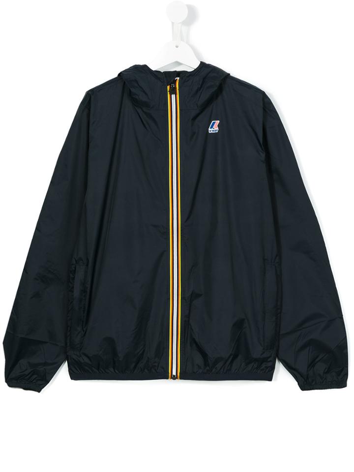 K Way Kids Zipped Jacket - Blue