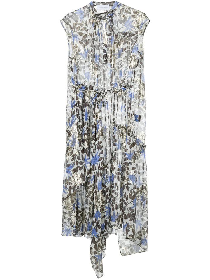 Christian Wijnants Floral Print Dress - Blue