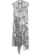 Christian Wijnants Floral Print Dress - Blue