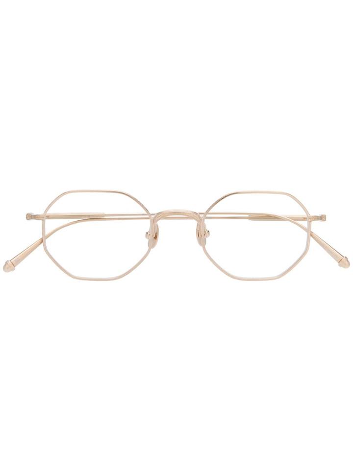 Matsuda Square Shaped Glasses - Gold