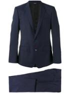 Dolce & Gabbana Formal Suit, Men's, Size: 52, Blue, Silk/wool/viscose/acetate