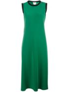 Dkny Sleeveless Satin Dress, Women's, Size: Small, Green, Polyester/triacetate/merino