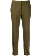 Etro Cropped Trousers - Green