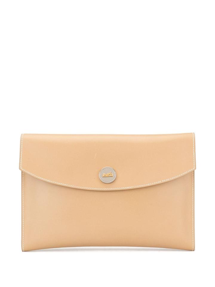 Hermès Pre-owned 1995 Pochette Rio Horse Carriage Motif Clutch Hand