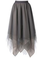 Marc Le Bihan Tulle Midi Skirt - Grey