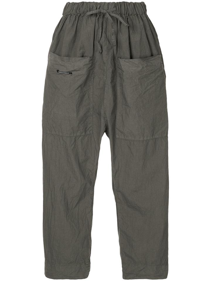Album Di Famiglia Creased Trousers - Grey