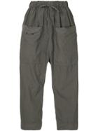 Album Di Famiglia Creased Trousers - Grey