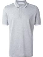 Salvatore Ferragamo Classic Polo Shirt, Men's, Size: L, Grey, Cotton
