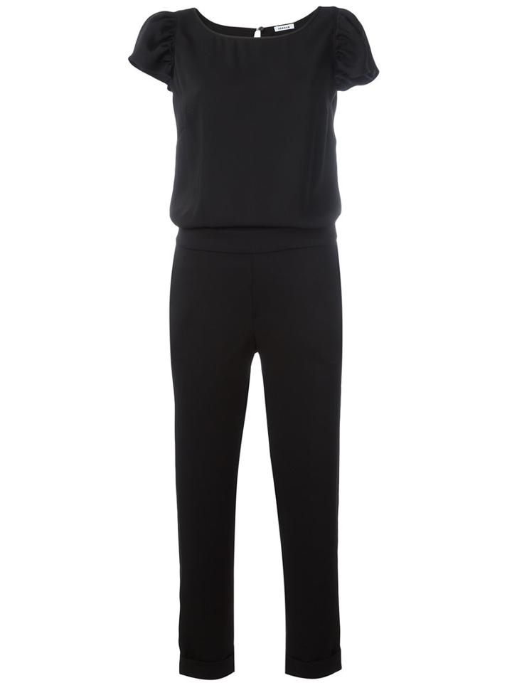 P.a.r.o.s.h. Cap Sleeve Jumpsuit, Women's, Black, Polyester