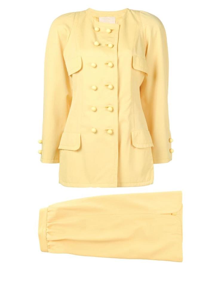 Balenciaga Pre-owned Double Breasted Jacket - Yellow
