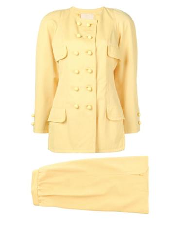 Balenciaga Pre-owned Double Breasted Jacket - Yellow