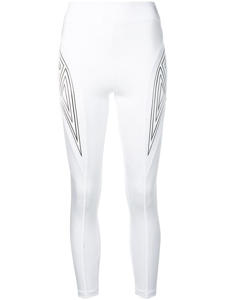 Fendi Patch Detailed Leggings - White