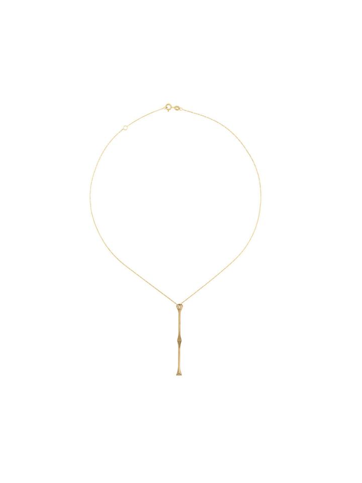 Savoir Stick Diamond Necklace - Metallic