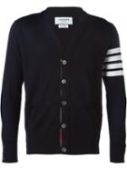 Thom Browne - Striped Sleeve Cardigan - Men - Wool - 00, Blue, Wool