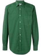 Aspesi - Chest Pocket Shirt - Men - Cotton - 39, Green, Cotton