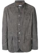Brunello Cucinelli Suede Jacket, Men's, Size: Large, Grey, Leather/cupro