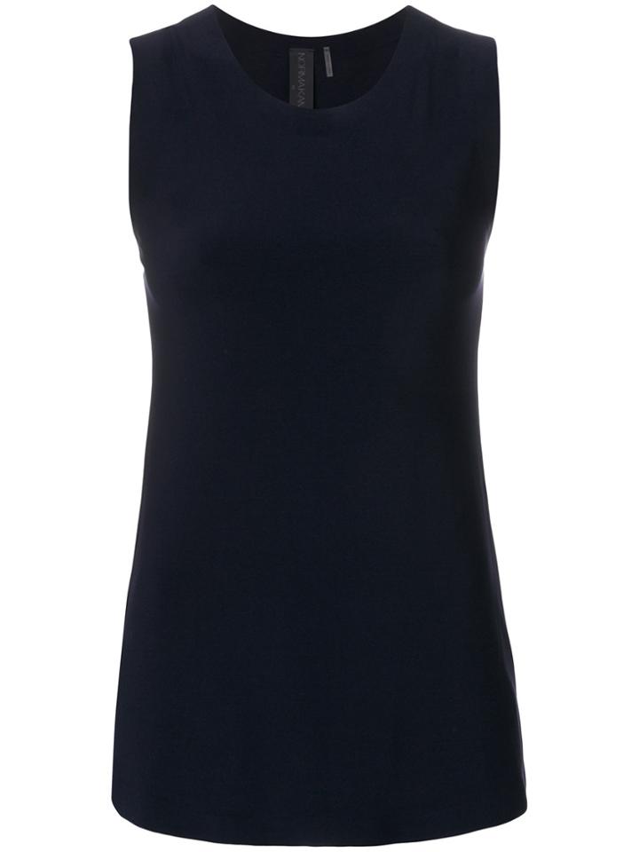 Norma Kamali Sleeveless Blouse - Blue