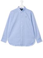 Ralph Lauren Kids Teen Logo Print Shirt - Blue