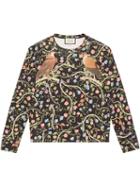 Gucci - Birds Of Prey Print Sweatshirt - Men - Cotton - Xl, Black, Cotton