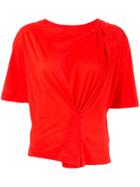 Unravel Project Knot Detailed T-shirt - Red