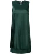 P.a.r.o.s.h. Pleated Shift Dress - Green