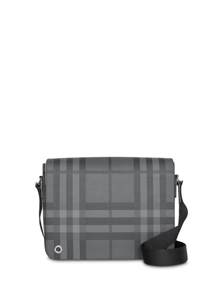 Burberry Small London Check Satchel - Grey
