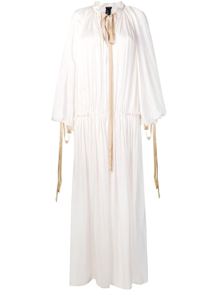 Ann Demeulemeester Tape Detail Long Dress - Pink