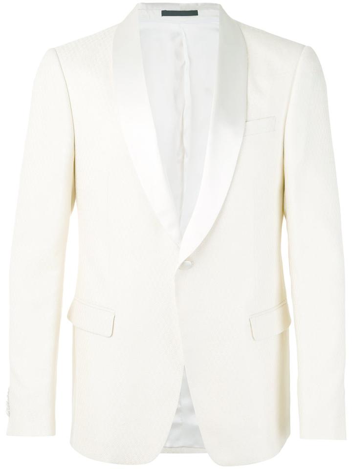 Z Zegna - Tuxedo Jacket - Men - Silk/cotton/cupro - 50, White, Silk/cotton/cupro