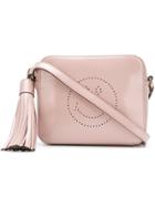 Anya Hindmarch Perforated Emoji Crossbody Bag - Pink & Purple
