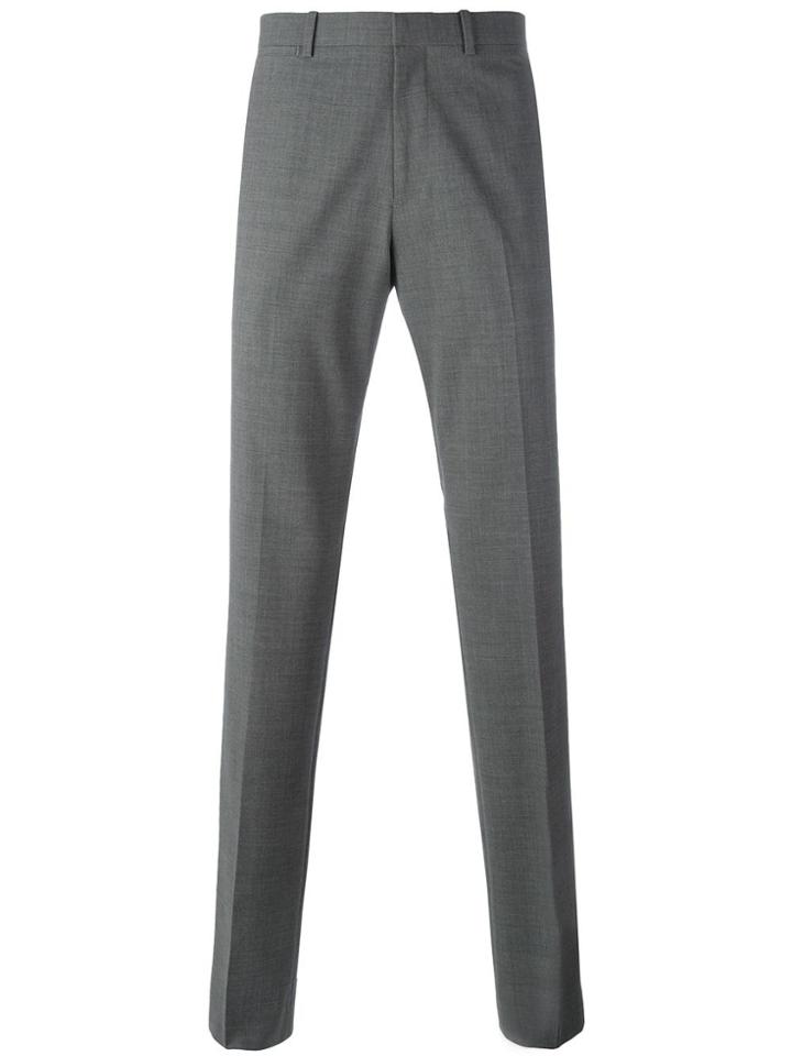 Theory 'marlo' Straight Leg Trousers - Grey