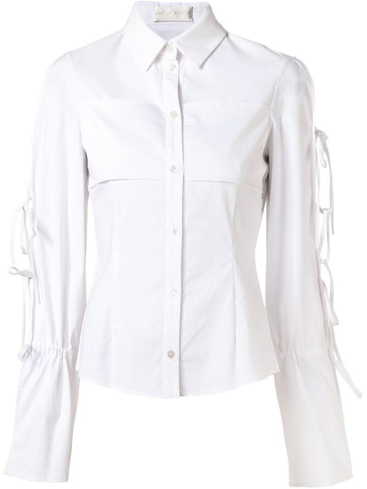 Christian Siriano Tie Sleeve Shirt