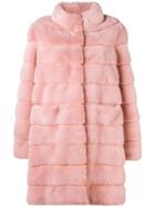 Liska Pocketed Longsleeved Jacket - Pink & Purple