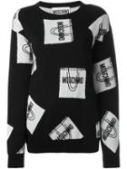 Moschino Shopping Bag Intarsia Sweater