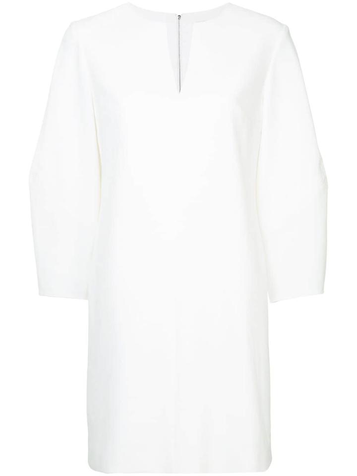 Tibi 3/4 Sleeve Mini Dress - White