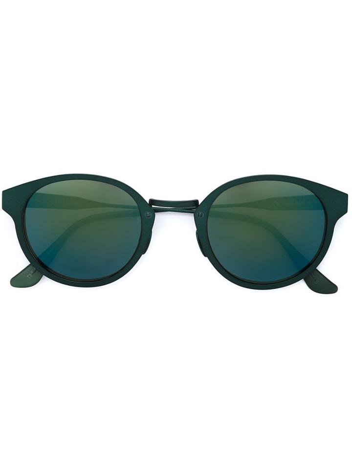 Retrosuperfuture 'panama Synthesis' Sunglasses, Adult Unisex, Green, Acetate