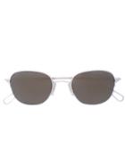 Garrett Leight Garrett Leight X Mark Mcnairy Sunglasses, Adult Unisex, White, Plastic/steel