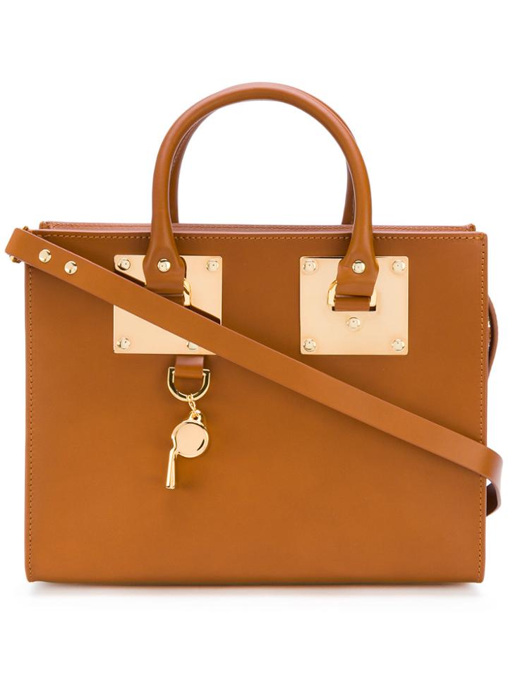Sophie Hulme Albion Box Tote - Brown