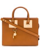 Sophie Hulme Albion Box Tote - Brown