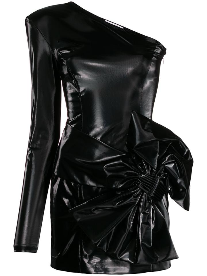 Faith Connexion Bow Detail Mini Dress - Black