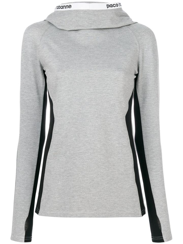 Paco Rabanne Slim Fit Hoodie - Grey